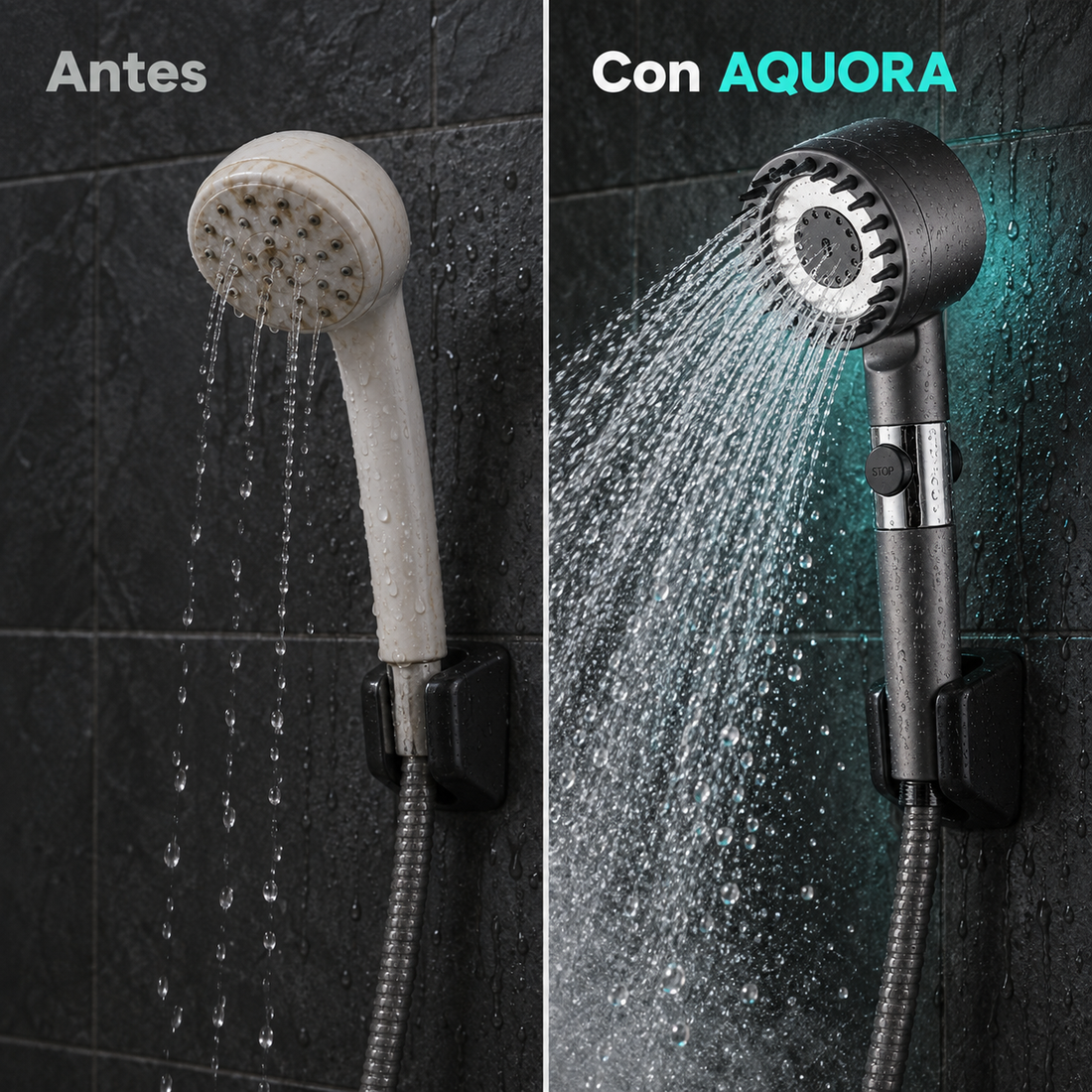 AQUORA: deja de bañarte con 3 gotas en la ducha 