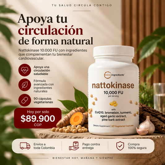 Mejora Tu Sistema Cardio Vascular: Nattokinase