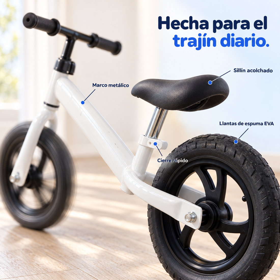 La &nbsp;bici que le enseña a tu hijo a ganar equilibrio y confianza 🚲